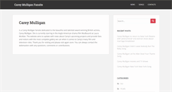 Desktop Screenshot of careymulligan.org